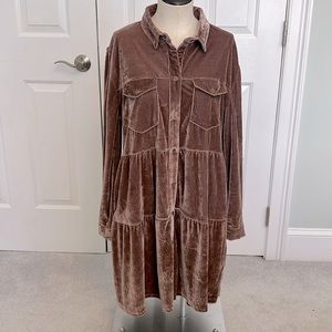 Umgee lightweight velvet dress